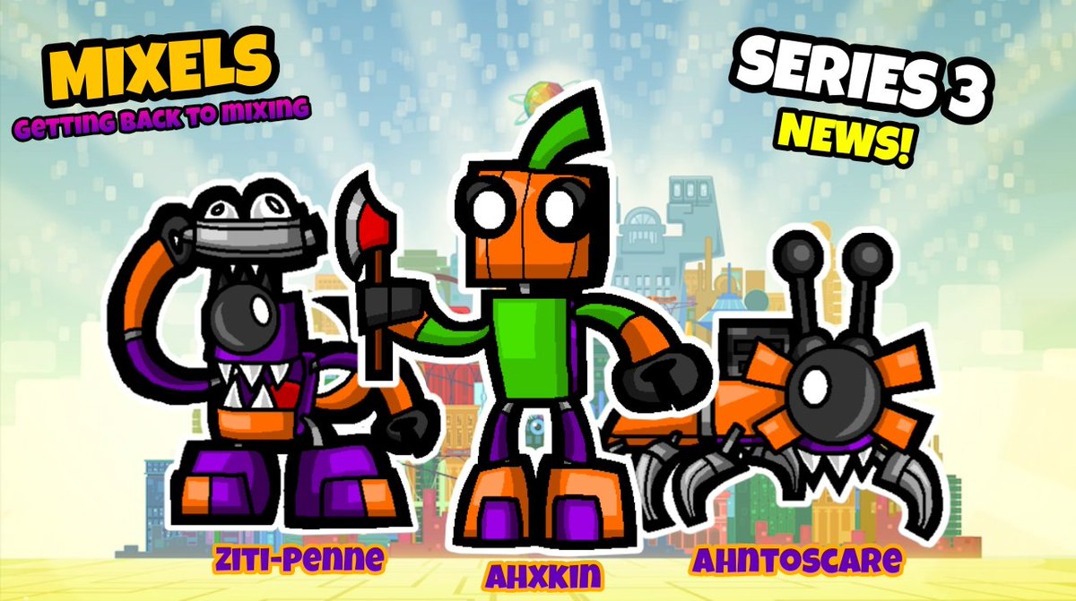 kolekgan2007's tweet photo. MGBTM: News! Skookz Mixephobiaz new Cartoon Forms
Their names
•Ahxkin
•Ziti-Penne
•Ahntoscare
Guy's Suprise over Also great job cartoon over that you?
@MixelMike
#MixelsGettingBackToMixing #LEGO #CartoonNetwork #Mixels https://t.co/1MANcDIIi7
