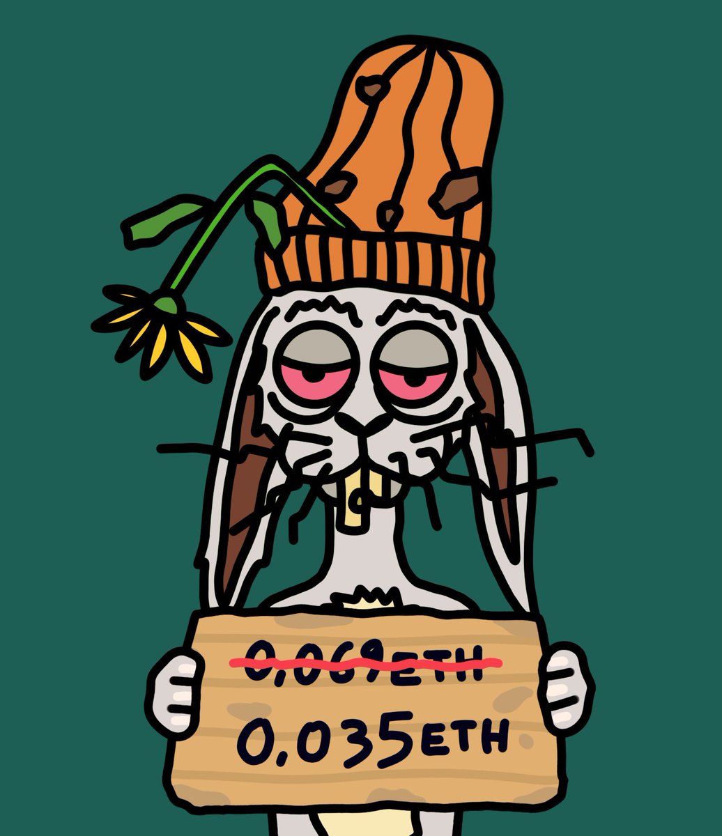 Our little community has spoken. New minting price. Airdrop soon. Give us some love or get rekt 👉 joez.io 👈 

Ty everyone 😊🐇

#JoezLive #NFTdrop