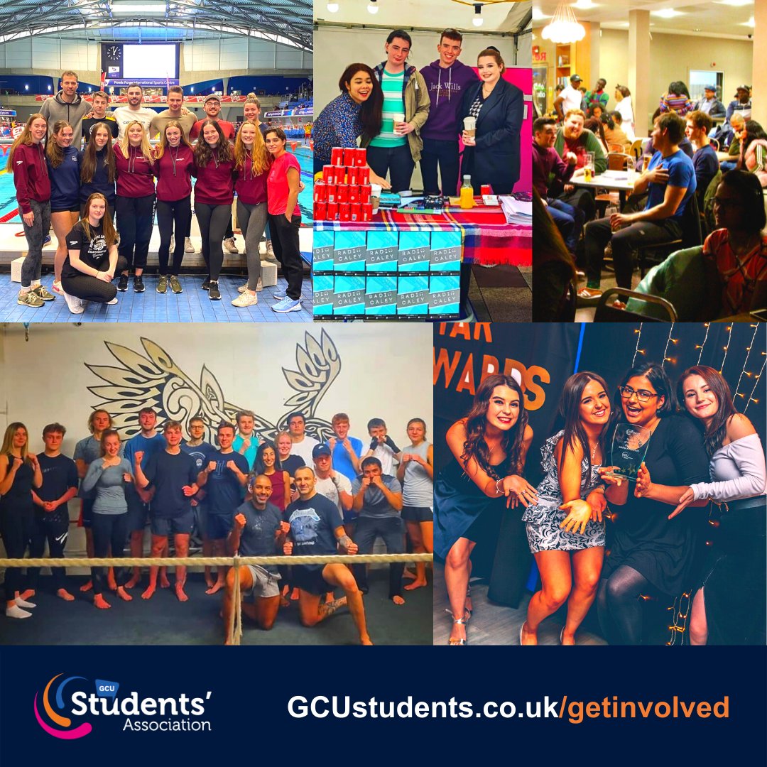 GCUstudents's tweet image. All sports clubs and societies restart on Monday 31 January. Check them out and find out how to get involved: GCUstudents.co.uk/groups
#GCUstudents #GetInvolved #StudentGroups @vp_shls @gcuwolves @theeditgcu @radiocaley @gcu_studentlife @GCU_SEBE @GCUSHLS @GCU_GSBS