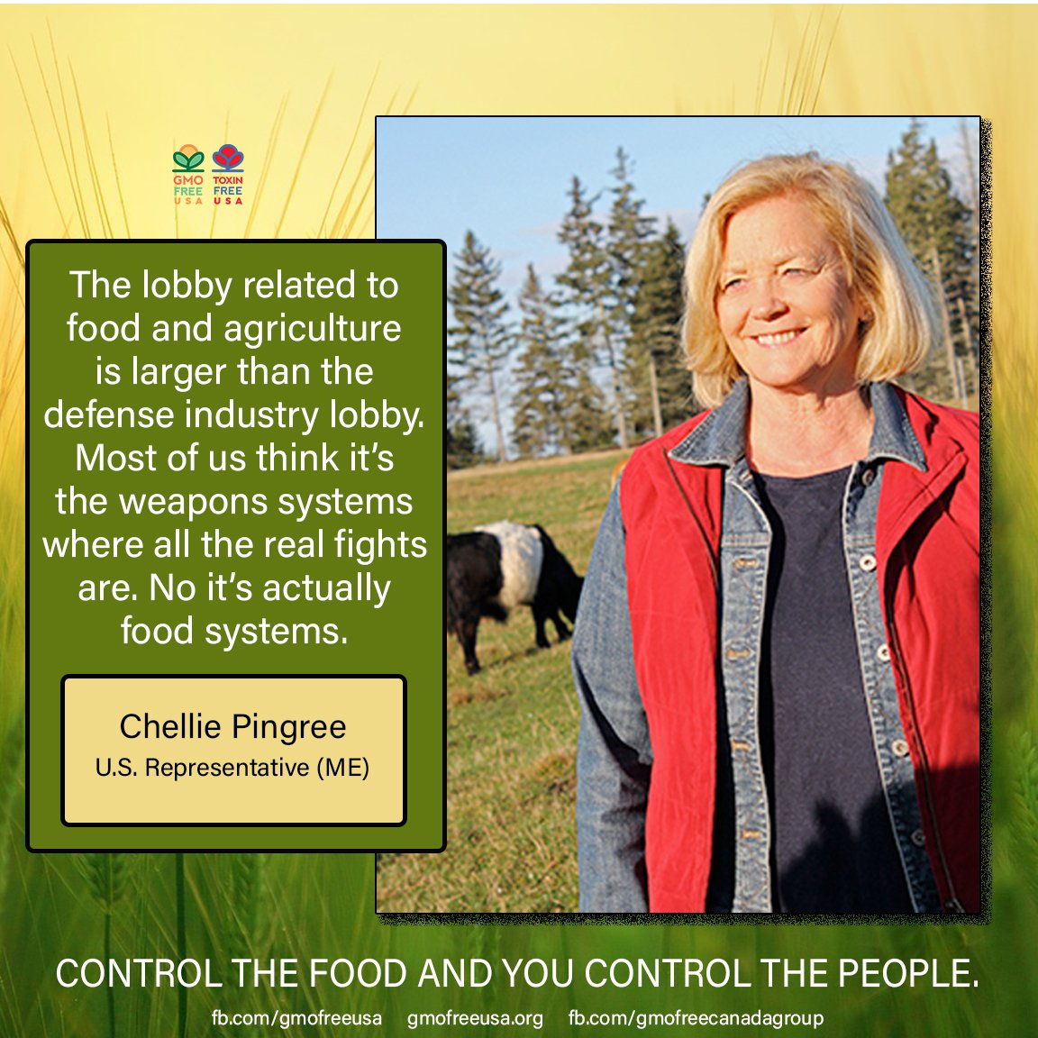 GMOFreeUSA's tweet photo. Speak with your dollars to break up powerful lobbies of the GMO industry. We need to come together, and refuse to buy their toxic junk.
#KnowYourFarmer and support the good guys. Now is the time to find an #organic CSA and support organic agriculture. 
#FixTheFarm #FixTheFarmBill https://t.co/4rvfnebprx