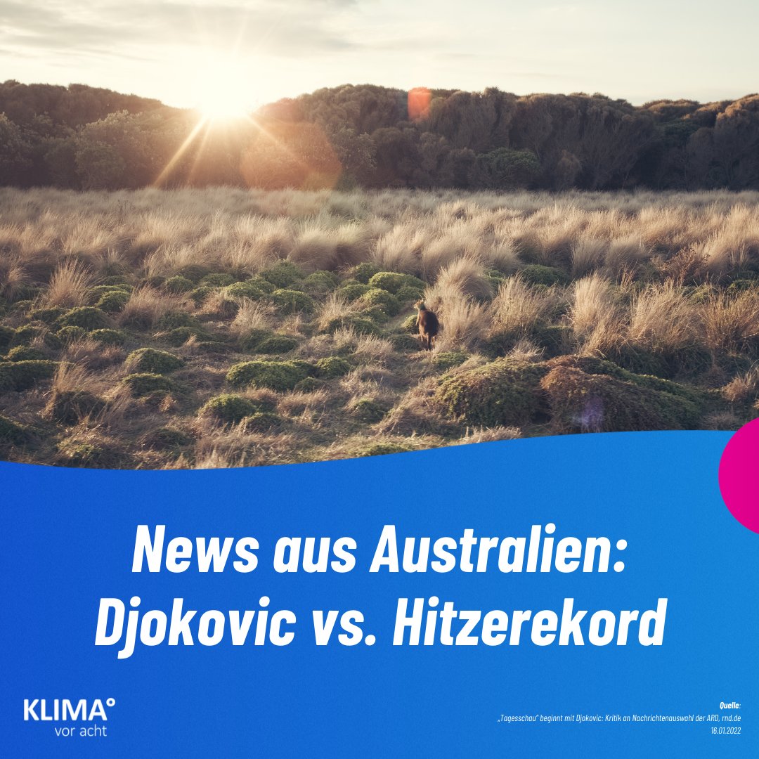 Die ARD erntete wegen der umfassenden Berichterstattung zu Djokovic Kritik. Drei Minuten wurden dem Wirbel um seine Ausreise in der <a href="/tagesschau/">tagesschau</a> gewidmet. Themen wie der australische Hitzerekord von 50,7 Grad finden keine Beachtung.

👉 Zum RND-Artikel: rnd.de/medien/tagessc…