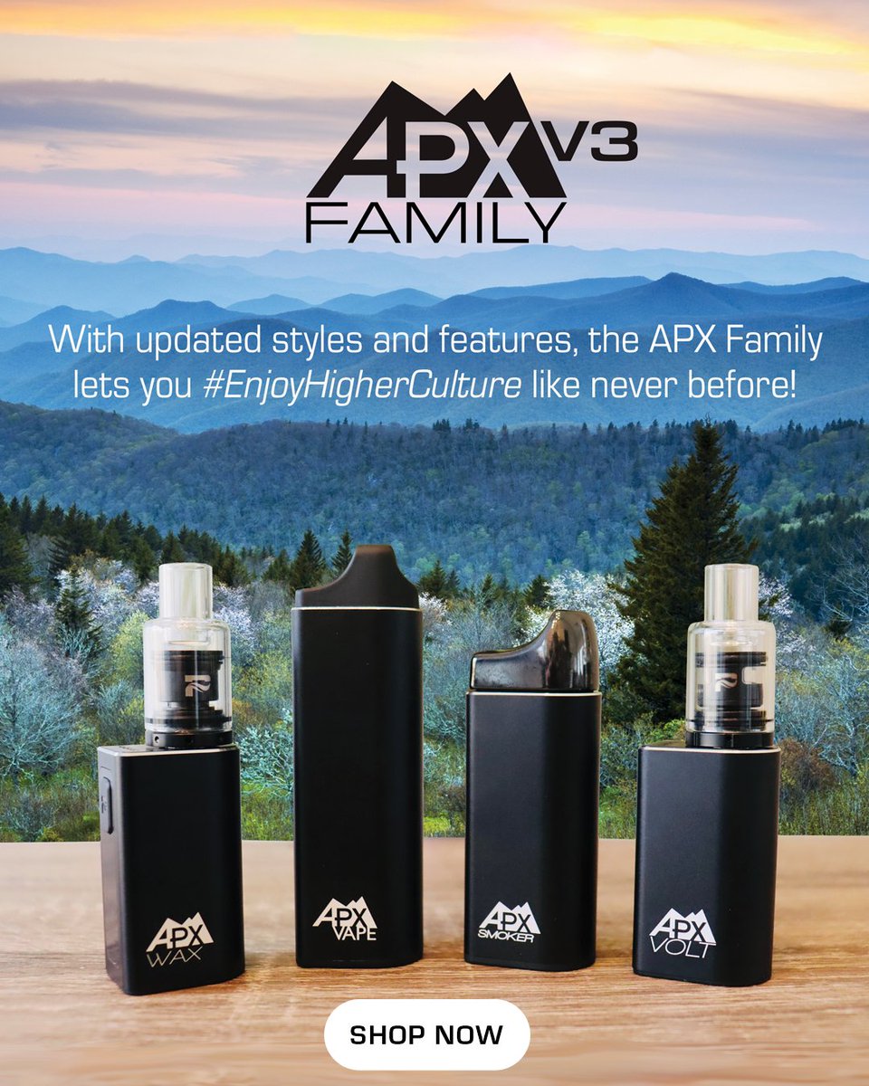 ShopTheGiftGuru's tweet photo. The APX V3 line of portable @PulsarVaporizer are made to perform, highly travel friendly, and are available in trendy colors and stunning hand-drawn artist designs. https://t.co/Z0SCWn6Onz