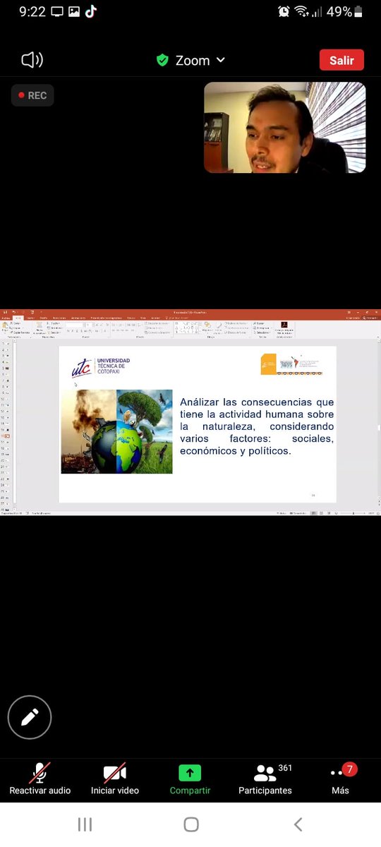 LeonelMasabanda's tweet photo. Segundo día del seminario Internacional Comunicación Emergente y Canbio social 2022, con el tema  "Comunicación, Ciencias Sociales y Ambiente: Un vínculo necesario para la problemática actual"  #comunicacionemergente2022 @ComunicacionUtc https://t.co/JND44pJu8O