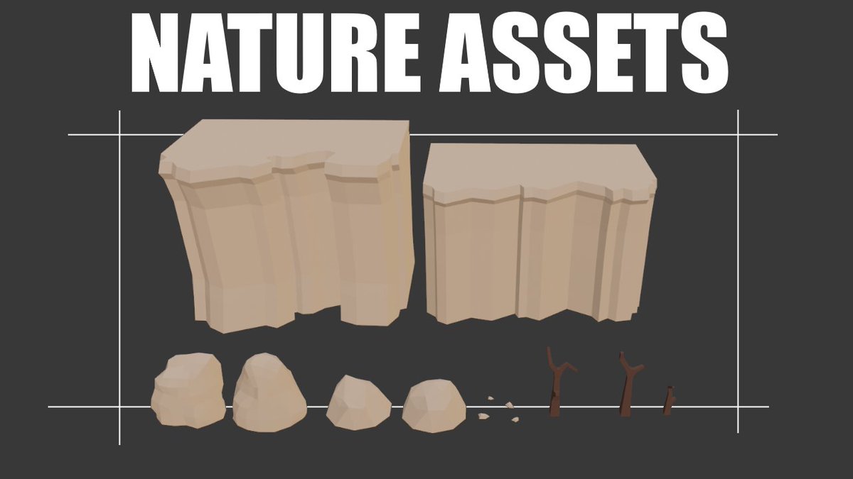 SingleSaplingG's tweet photo. Nature Assets - FPS Game In Unity With Blender
https://t.co/2gDvSv6bTx

First out of 3 videos making assets for our FPS map :] https://t.co/yVnwKCP4hv