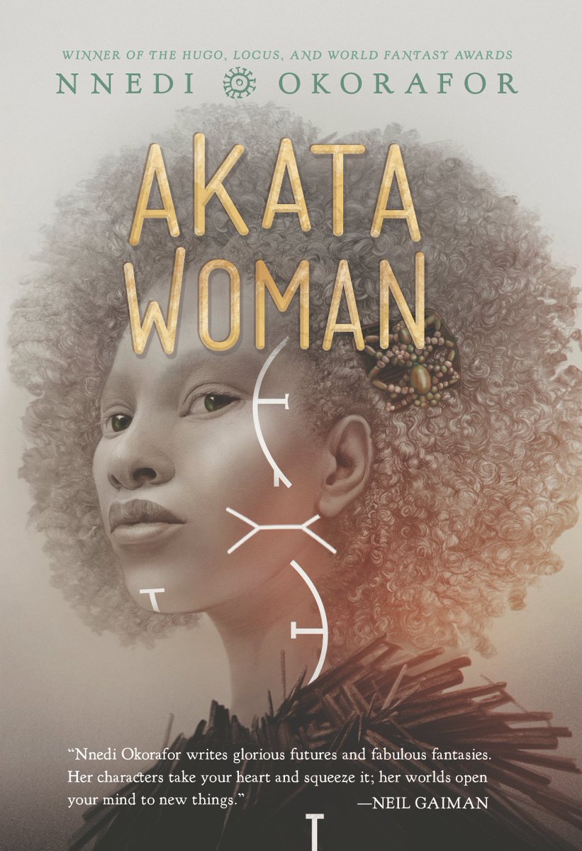 Happy #BookBirthday to my Nsibidi Scripts Series. AKATA WOMAN, the 3rd novel in the series, is out today. 🕷️🇳🇬✨🧙🏾‍♀️ The story continues...nsibidi, the spirit road, the Cross River Forest, dancing masquerades, motorcycles and kabu kabus, transformation & old debts. #Africanjujuism
