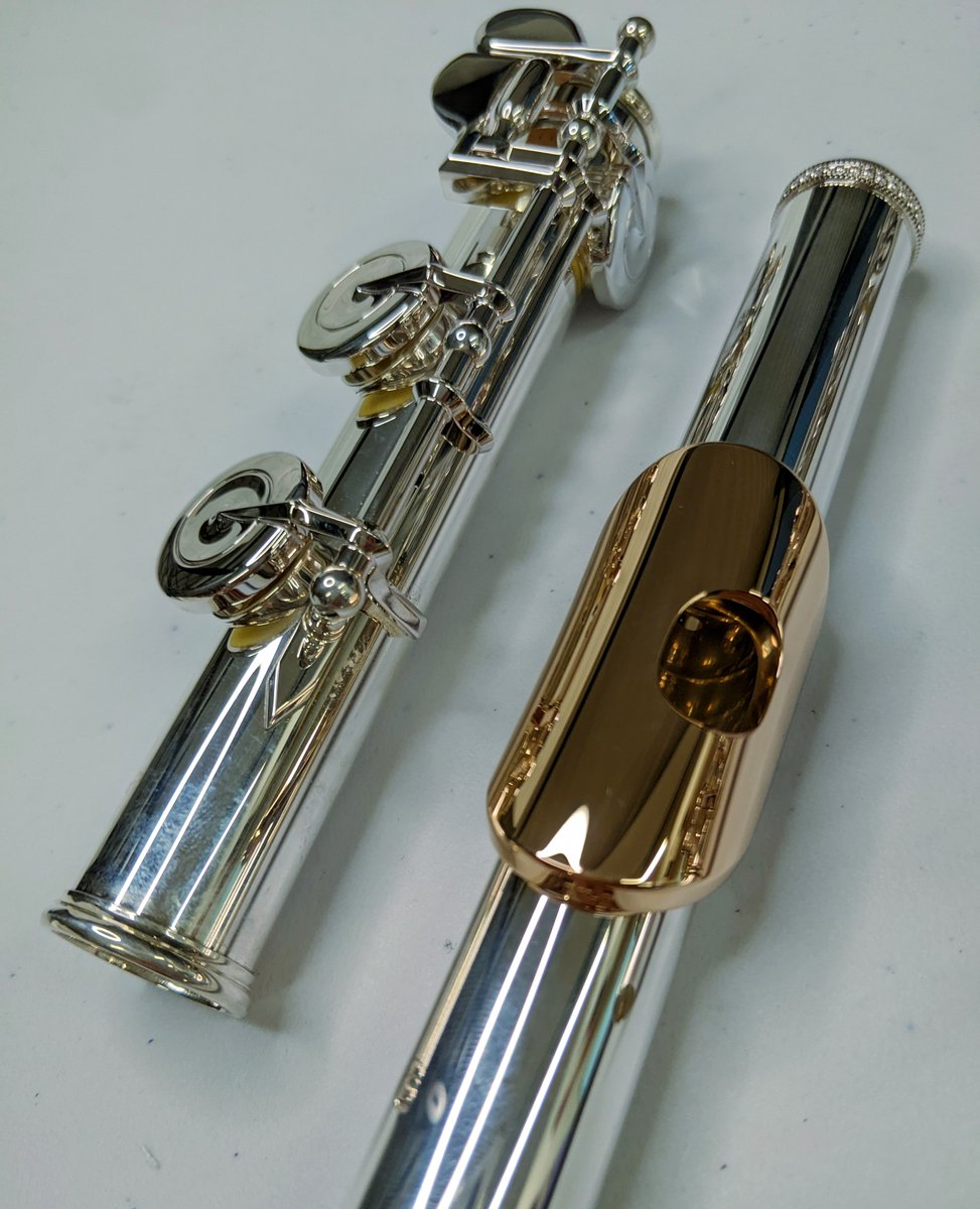 AllFlutesPlus's tweet photo. A gorgeous Sankyo CF 701 Handmade flute! Comes with .950 body tubing and headjoint with sterling silver mechanism. Available with 14K lip plate and riser.
Check out the specs here: https://t.co/Bg2XRlVmpW
@sankyoflutes #sankyo #beautifulflutes #silverflute #fluteplayer #flutes https://t.co/T20BJHeK8f