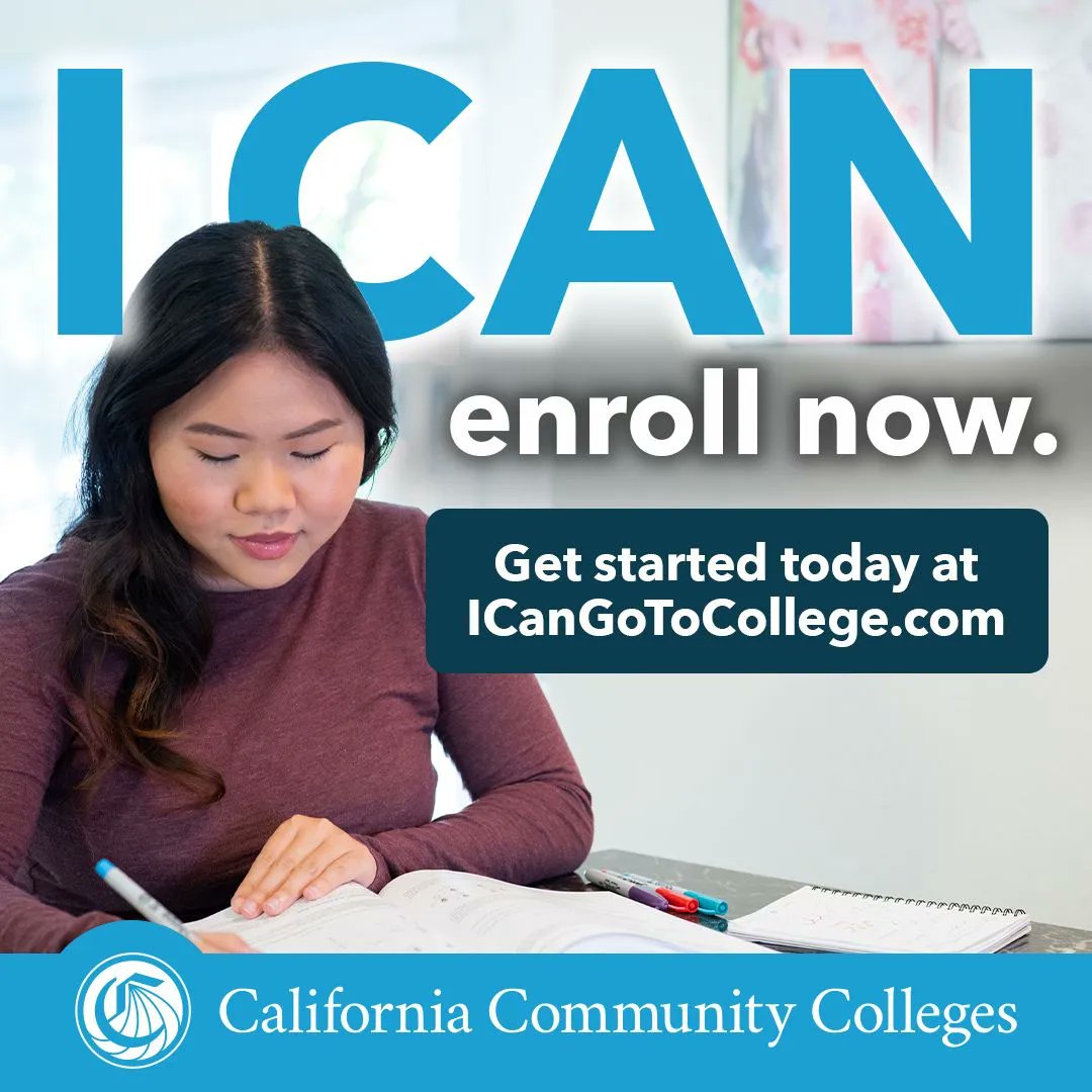 Inteligenca4's tweet photo. California community colleges have opportunities for everyone, and with 116 campuses and more than 200 career training programs, there’s sure to be an opportunity that fits your needs. Visit https://t.co/sAmXofhcAf today.
#EnrollNow #Enrollment #CCCOutreachPartner #CCC https://t.co/c1Ij1x2OmI
