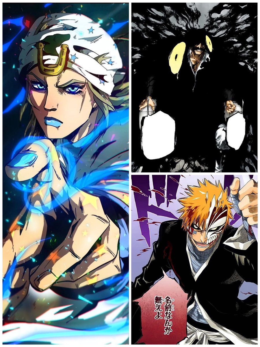 kobushibo's tweet photo. Ichigo and Yhwach have 1 week prep time to kill Johnny Joestar, are they coming back in shape? https://t.co/NB2rLGrxpw