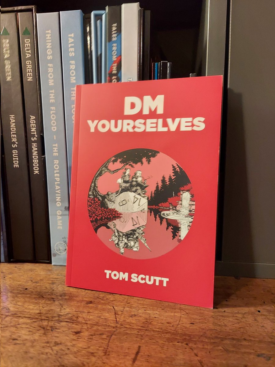 AxidentalDM's tweet photo. A #Kickstarter that I've been anxiously waiting on finally arrived. I'm looking forward to diving in and having a look at this #soloTTRPG system. @TomScutt 
#TTRPG #NoGMneeded https://t.co/fDeQmNml5k