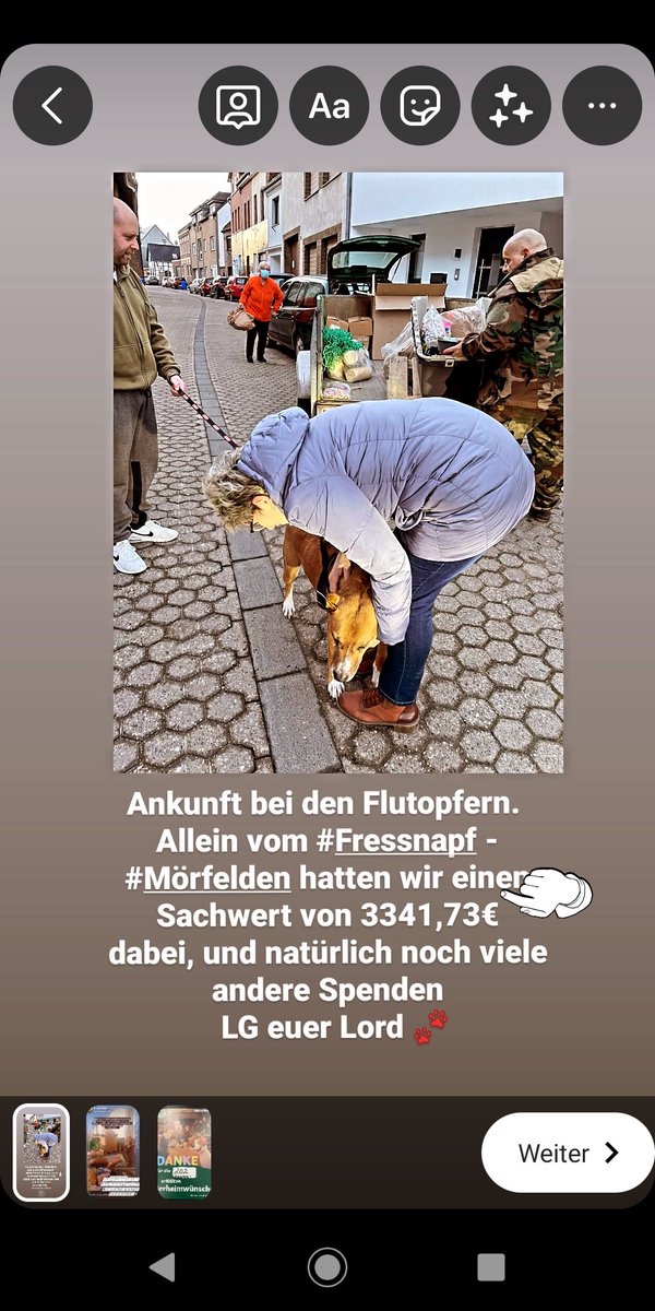 #Spendentour2022 #zu #den #Flutopfern 
Info :instagram.com/s/aGlnaGxpZ2h0…

MenschundTierhilfe.de