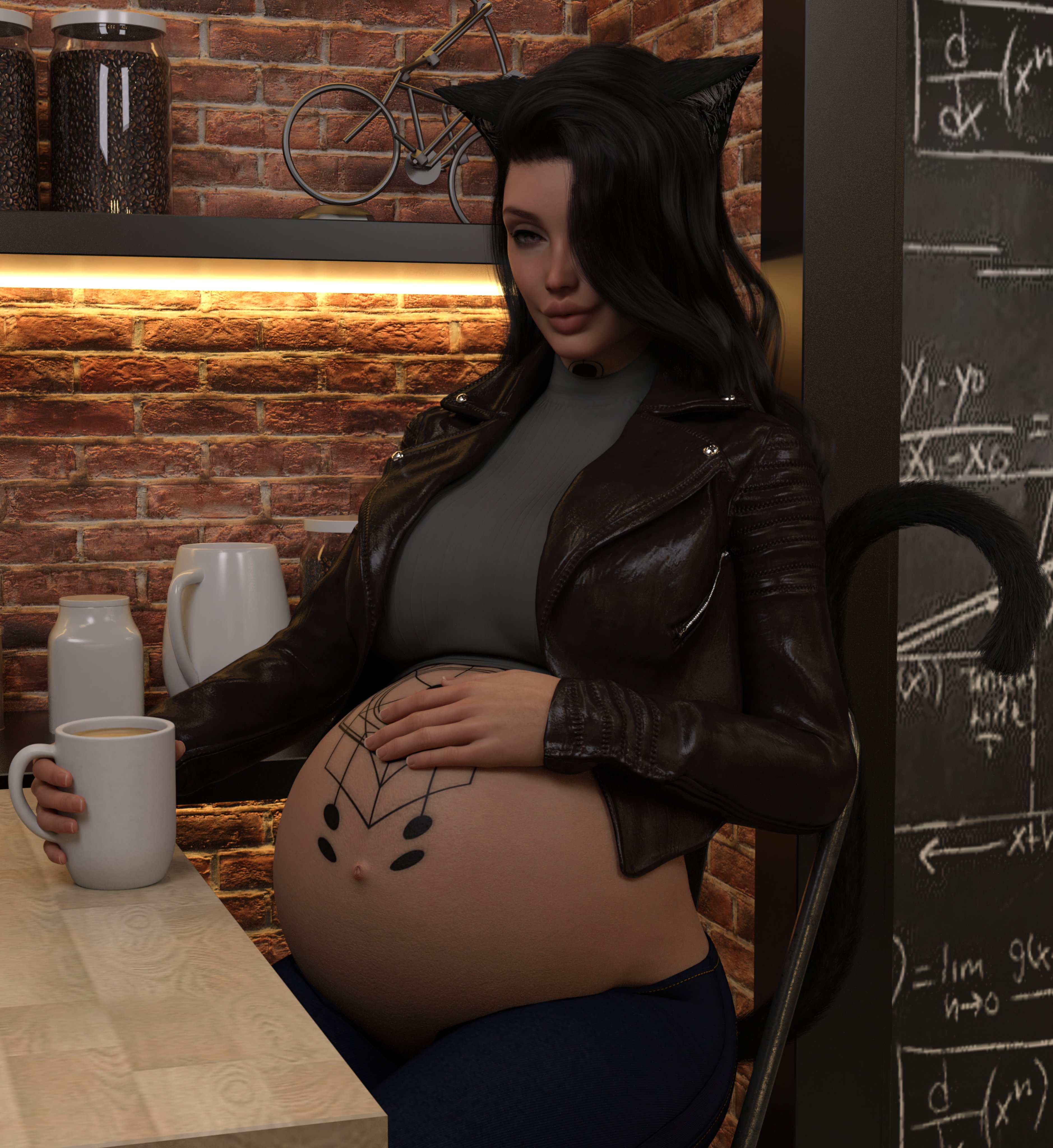 Pregnant 3D Art on Twitter: \