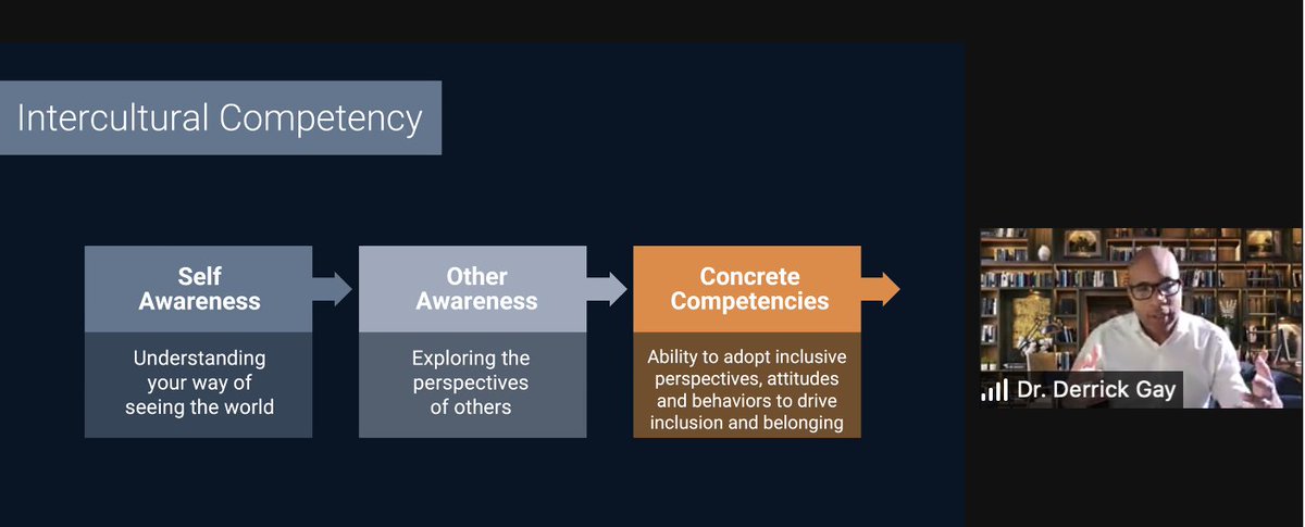 I really enjoyed spending the afternoon with international leaders and <a href="/DerrickGay/">Dr.  Derrick Gay</a> thinking about inclusion and shifting the conversation from diversity to intercultural competency.