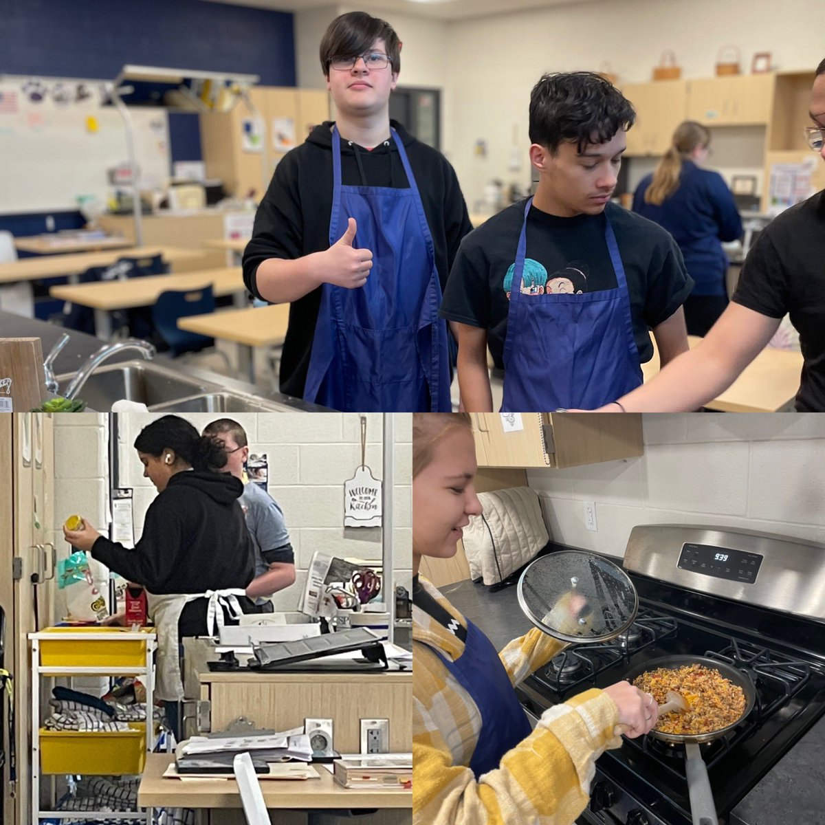 FCSPMHS's tweet photo. Processed vs Homemade… Penn Manor’s FCS Living On Your Own classes learned the benefits of making dishes with your own ingredients vs ready made dishes. #quickmeal #tacobake #sayyestoFCS #adulting #healthy #pennmanorsd https://t.co/F2a6AaAbQv