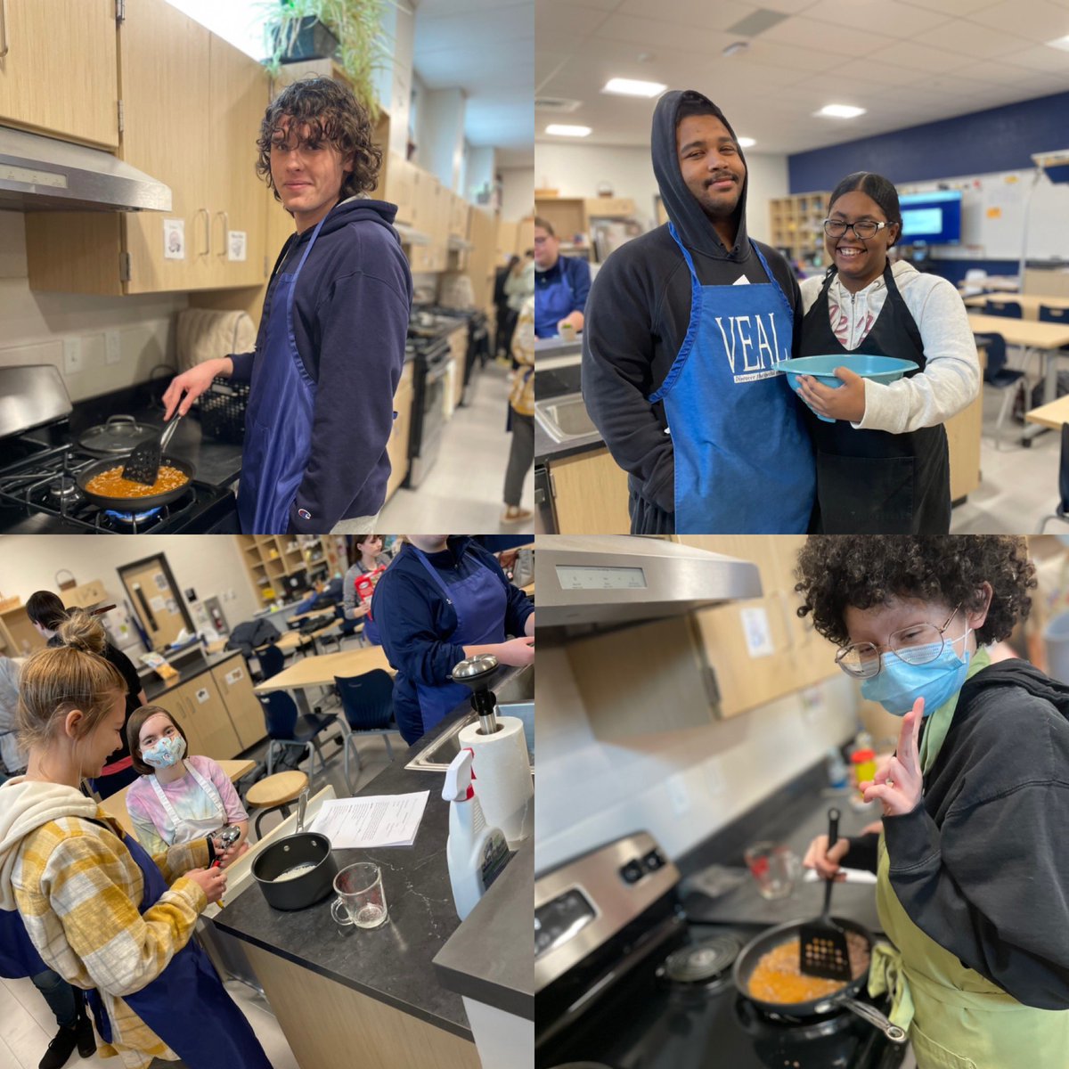 FCSPMHS's tweet photo. Processed vs Homemade… Penn Manor’s FCS Living On Your Own classes learned the benefits of making dishes with your own ingredients vs ready made dishes. #quickmeal #tacobake #sayyestoFCS #adulting #healthy #pennmanorsd https://t.co/F2a6AaAbQv