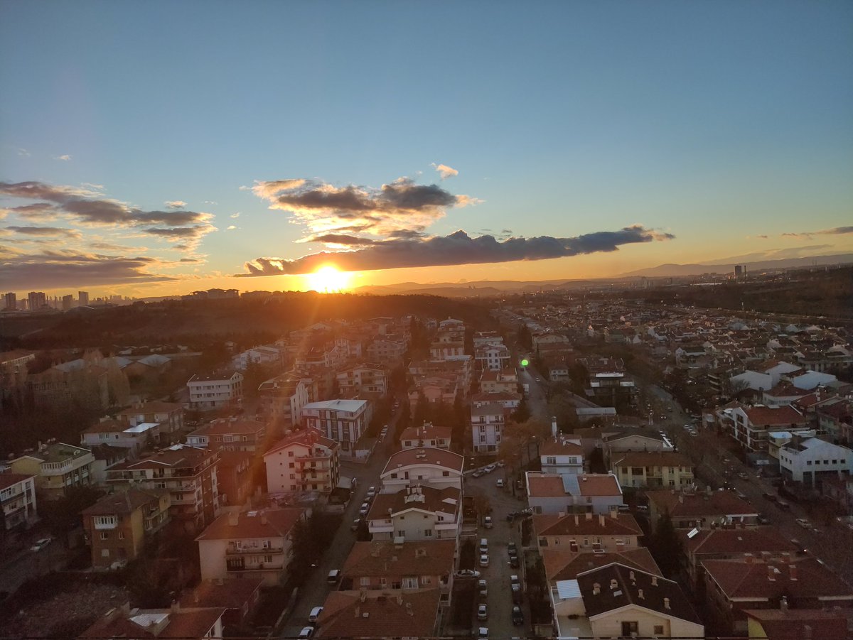 #Ankara'da gün batımı. 
Hayırlı akşamlar