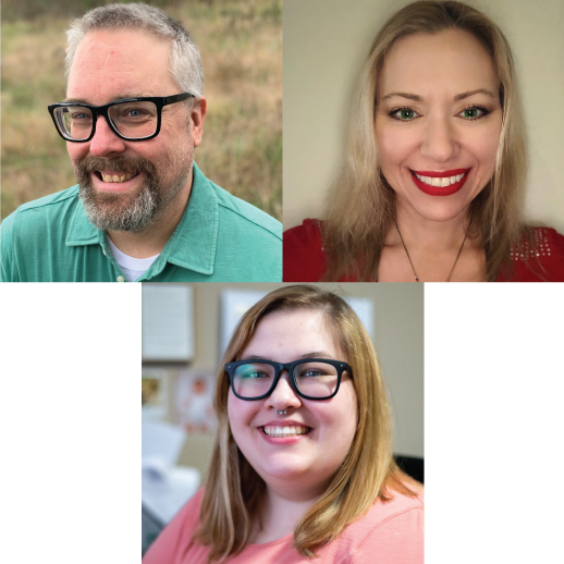 Welcome to the Augusoft team, Joel Vogt, Web Developer; Lisa Merced, Web Designer/Developer and Shawna Bitker, Customer Support. #Auggies #FacesOfAugusoft