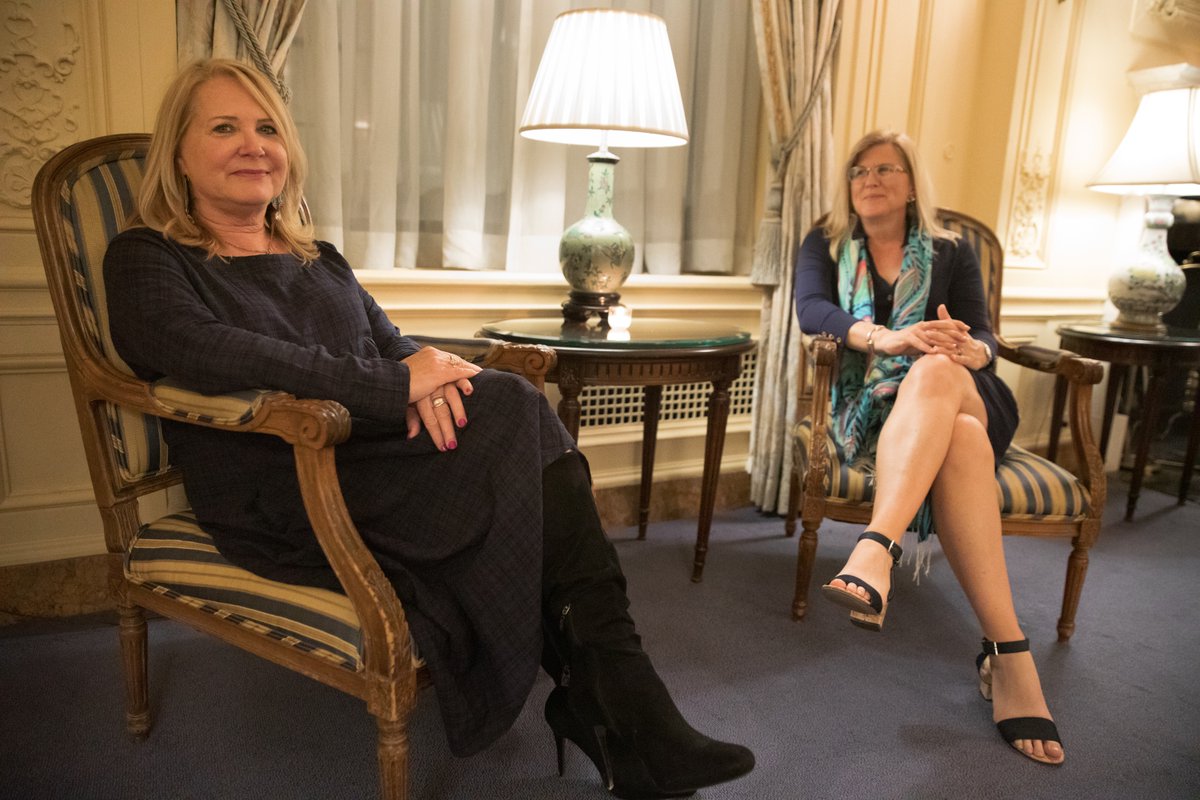 UWJournEthics's tweet photo. We close nominations for the 2022 #ShadidAward tonight! Send us your most ethical work from 2021 by midnight.
 
In the meantime, enjoy this fave photo of 2019 winners @jkbjournalist &amp; @EmilyMichot relaxing after breaking the Epstein case wide open. 

https://t.co/sFFXLiFdud https://t.co/h0vDMkm6ZB