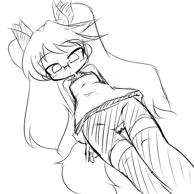 レトリーらくがきして寝る。 