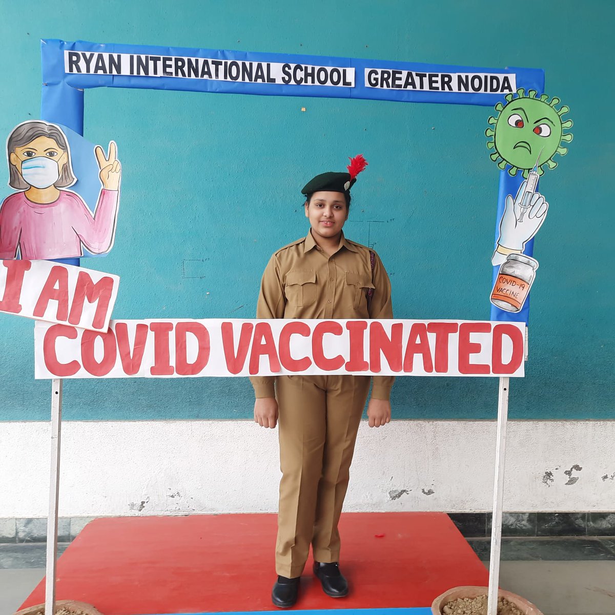 neelu197's tweet photo. #CovidVaccination
 #COVID19 We are vaccinated . Are you?@NccNoida
@NCCDteUP https://t.co/BuXt5UkrTL