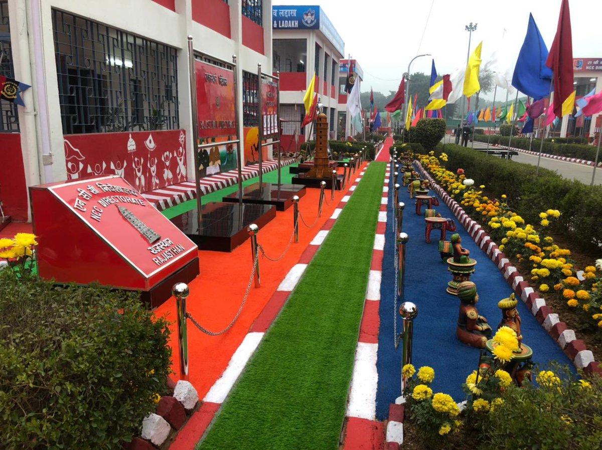 NCCDteRajasthan's tweet photo. @HQ_DG_NCC @PIBJaipur @ashokgehlot51 @PRODefRjsthn LINE AREA competitions were on today. Amazing display of creativity at it’s best was displayed by raj dte https://t.co/9IlpYxkMYy