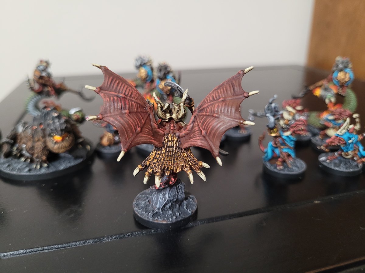 CastleRadgoski's tweet photo. A whole mess of kobolds painted up from @SteamforgedLtd 's Shrine of the Kobold Queen. Great little minis!

#miniature #miniatures #paintingminiatures #dungeonsanddragons #kobold https://t.co/LiuFckks4N
