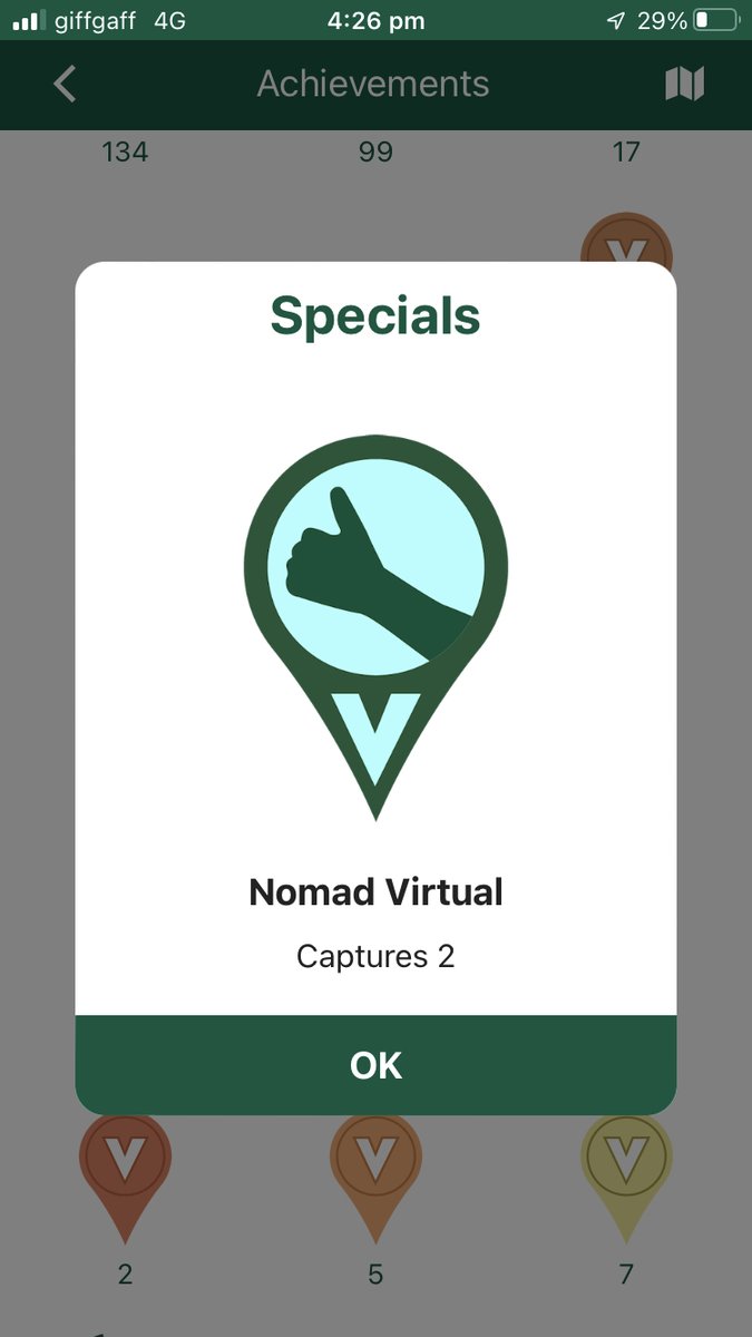 NE_Geocaching's tweet photo. Not bad for a 30min walk around the local park & the bonus was a virtual nomad + DOUBLE POINTS! #exercise #chillytoday @NE_Geocaching @Munzee @CuppaZee https://t.co/joyWcKNf7a