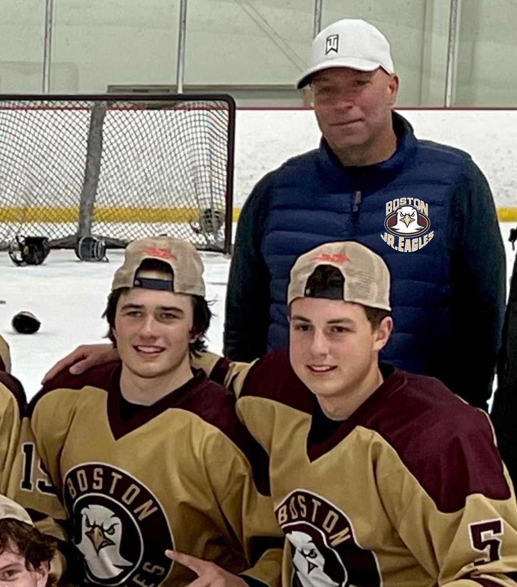 Congrats to U16 Elite Head Coach Kent Hughes on being named General Manager of the Montreal Canadiens! Kent has been coaching with us for over a decade! We are extremely proud and happy for Kent, Deena, Riley, Morgan &amp; Jack! 🦅🦅 <a href="/CanadiensMTL/">Canadiens Montréal</a>