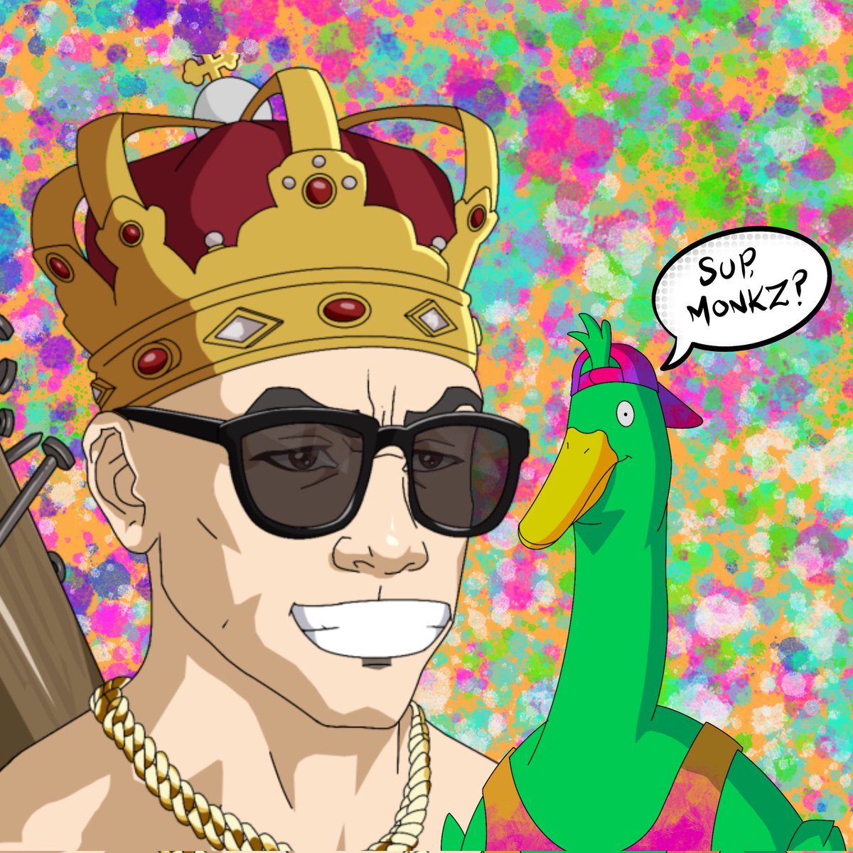 CryptoMonkzNFT's tweet photo. Sup! 

Join the Crypto Monkz Team in the SupDucks discord at 6pm PST for an official introduction to our project and an AMA with the SupDucks squad, with a special surprise for SupDuck holders at the end! 😉 
 
https://t.co/szFQbd4Oek

#nft #nfts #NFTCollection #nftart #crypto https://t.co/mGSyKXVGYv