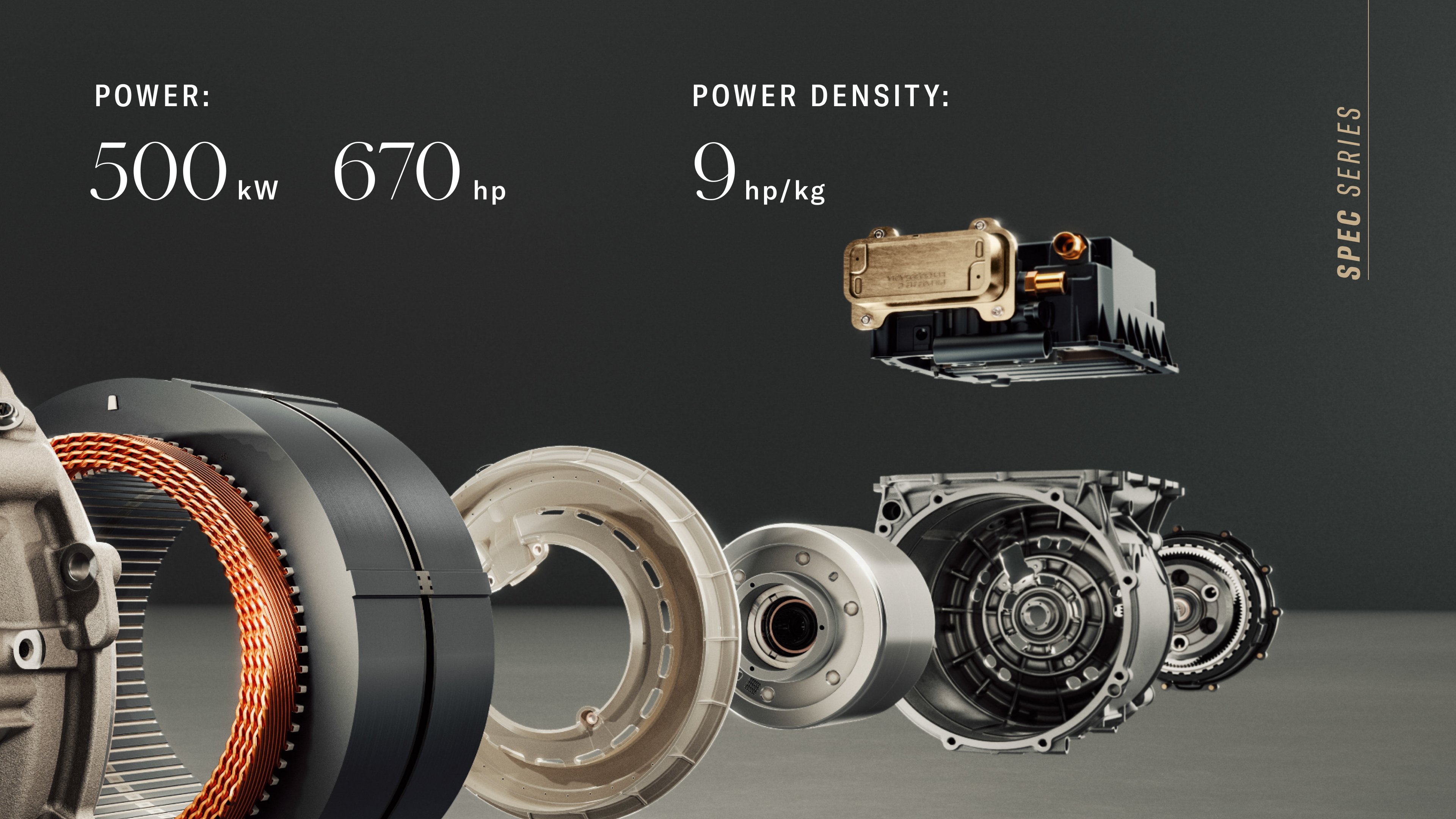 Lucid electric motor outlet