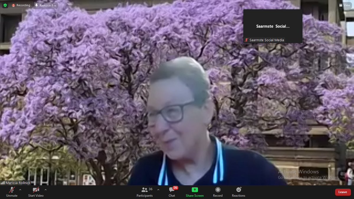 Professor Marissa Rollnick rocks her thirty first Saarmste conference.