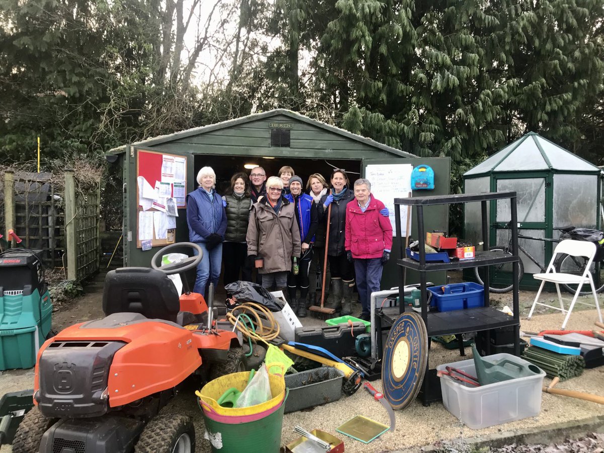 Our brilliant garden volunteers had a good clear out today. If you're having a clear out at home, please don't forget that our shops would love to receive good condition, pre-loved items - clothes, accessories, books, music, household items, bric-a-brac and furniture. Thank you!