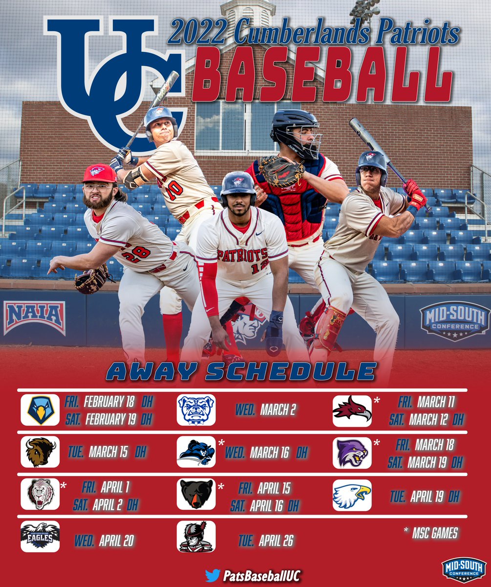 UC_Patriots's tweet photo. The Baseball season is almost upon us, with only 18 days of waiting left till Opening Day. 

📰: https://t.co/XKQxcAsNaR

@PatsBaseballUC // #OneBigTeam https://t.co/w9IVv2V6EO