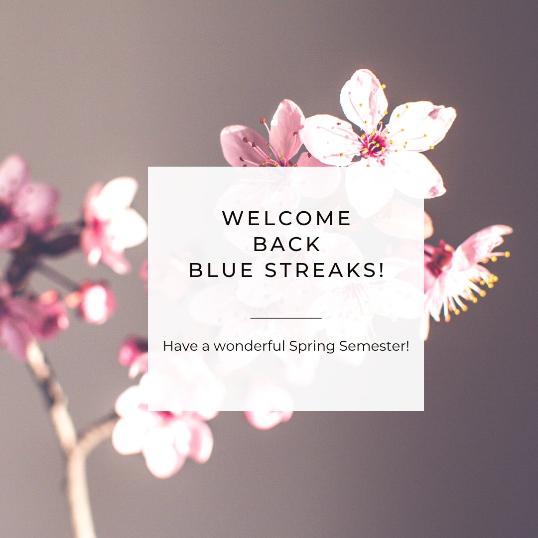 JCU_UCC's tweet photo. The staff at the Counseling Center would like to welcome all of our students and staff back to campus for the Spring semester. We hope everyone is staying warm and safe and look forward to welcoming our students back to our offices as soon as possible! 😄 https://t.co/s4j94jh3LV