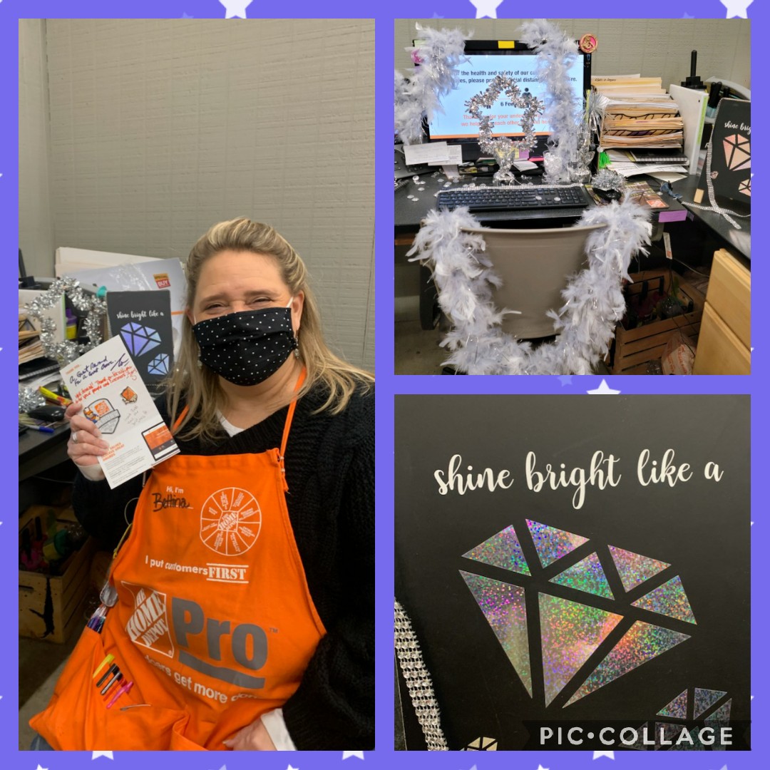 Commerce Home Depot (@commercehd) on Twitter photo Congratulations on your DIAMOND Award, Bettina! Thank you for everything you do! You rock! <a href="/Diana_T_Tran/">Diana Tran</a> <a href="/MarkAWilliams5/">Mark A Williams</a> <a href="/McFarrenGary/">Gary McFarren</a> @AthiaRenee Congratulations on your DIAMOND Award, Bettina! Thank you for everything you do! You rock! <a href="/Diana_T_Tran/">Diana Tran</a> <a href="/MarkAWilliams5/">Mark A Williams</a> <a href="/McFarrenGary/">Gary McFarren</a> @AthiaRenee