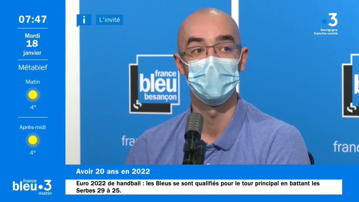 BAF_officiel's tweet photo. ◽Merci à @bleubesancon d'avoir invité @HassoldRomain ce matin, Trésorier de la #BAF, #étudiant et pompier volontaire pour une interview sur "Avoir 20 ans en 2022"!

Au programme :
👉🏼l'engagement des #jeunes
👉🏼la relation avec les générations plus âgées
👉🏼l'#université https://t.co/nLuzxVaBrx