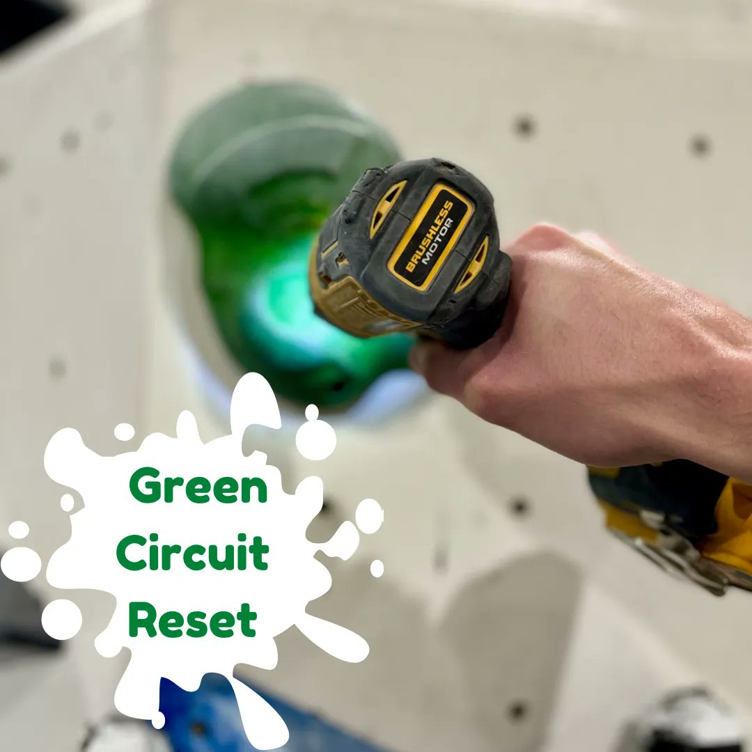 The Green holds are all off and ready to be reset tomorrow! Be sure to get in and check out our fresh v2-v4 circuit! 

#bouldercentral #climbinggym #indoorclimbing #climbingcentre #bouldering #climbing_is_my_passion #climbinglife #v2 #v4 #routesetting #coreclimbing