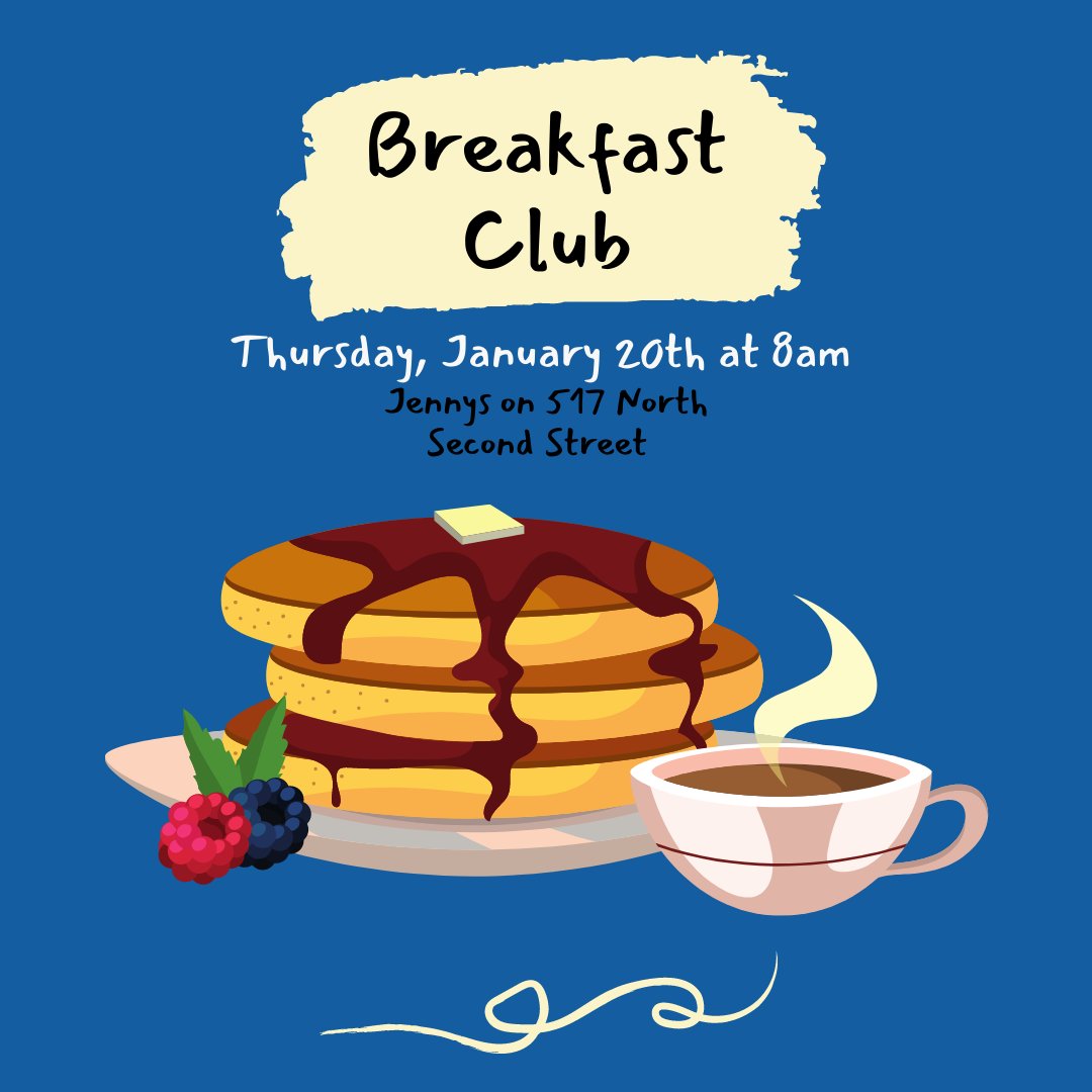 Breakfast Club will be meeting this Thursday, January 20th at 8am. Join us at Jenny's on 517 North Second Street for some yummy food and fun company! Please RSVP at the YWCA Clinton front desk or call 563-242-2110. https://t.co/7rUsVPdLXE