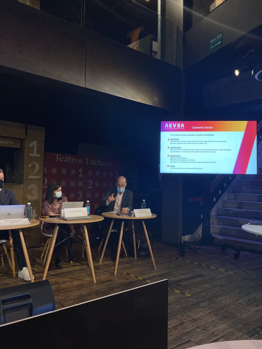Fazeta's tweet photo. Formamos parte de @AEVEA_eventos desde septiembre y no podemos estar más contentos, un equipo que trabaja por el #sectoreventos y que se atreve a acometer proyectos como un Convenio del Sector de Eventos, menudo melón! Hoy se presentan en la asamblea general los avances. https://t.co/ud4KEhOcWi
