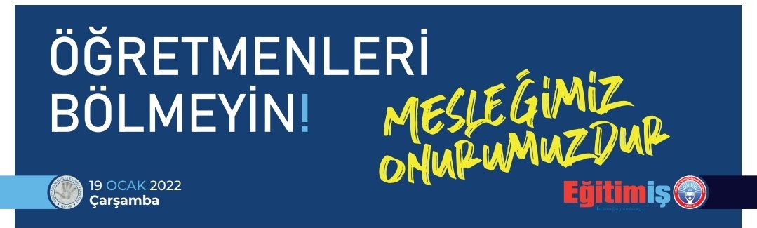 Medyada koparılan gürültünün aksine taslak son derece cılız, sönük ve öğretmenlerin ihtiyaçlarını karşılamaktan uzak gelişigüzel hazırlanmıştır.
#BoyleMeslekKanunuOlmaz
