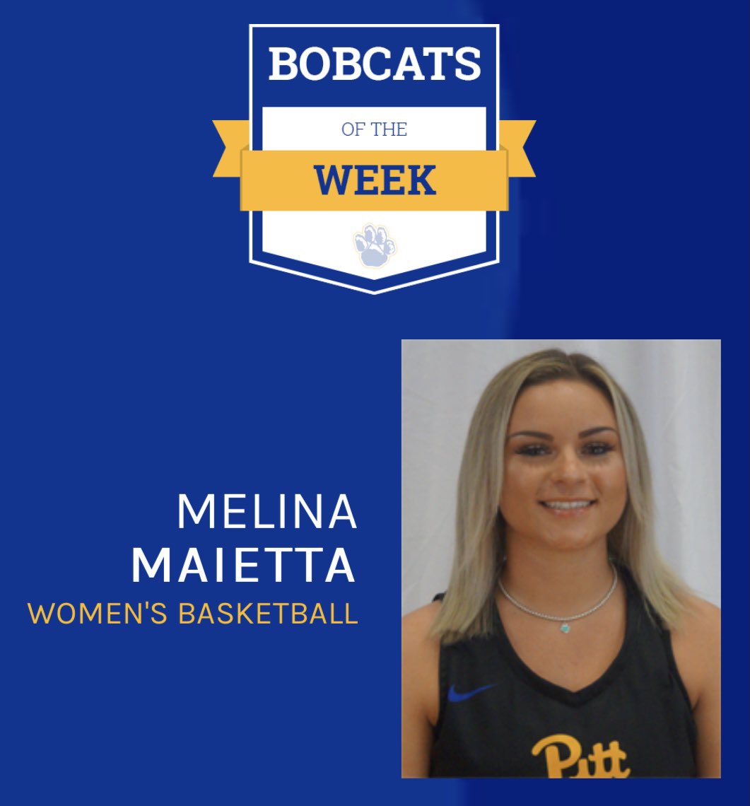 upgbobcats's tweet photo. Bobcats of the Week (Jan. 10-17):

Melina Maietta (Fr) WBB:
Averaged 18.6 pts and shot 57% from three over a 3 game stretch against unbeaten AMCC teams. 

JoJo France (Sr) MBB:
Scored 26 pts to lead the Bobcats past Alfred St for a huge road conference win. https://t.co/iGpKq5vZkD