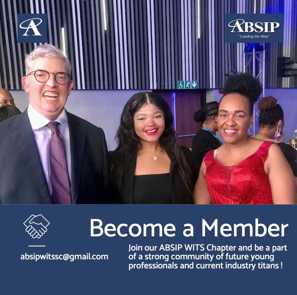 ABSIP WITS is opening up for new members! 

We’re on the cusp of a new academic year and are excited to take on this journey with current and new members.

Become a member by following the Link in Bio.

#LeadingTheWay