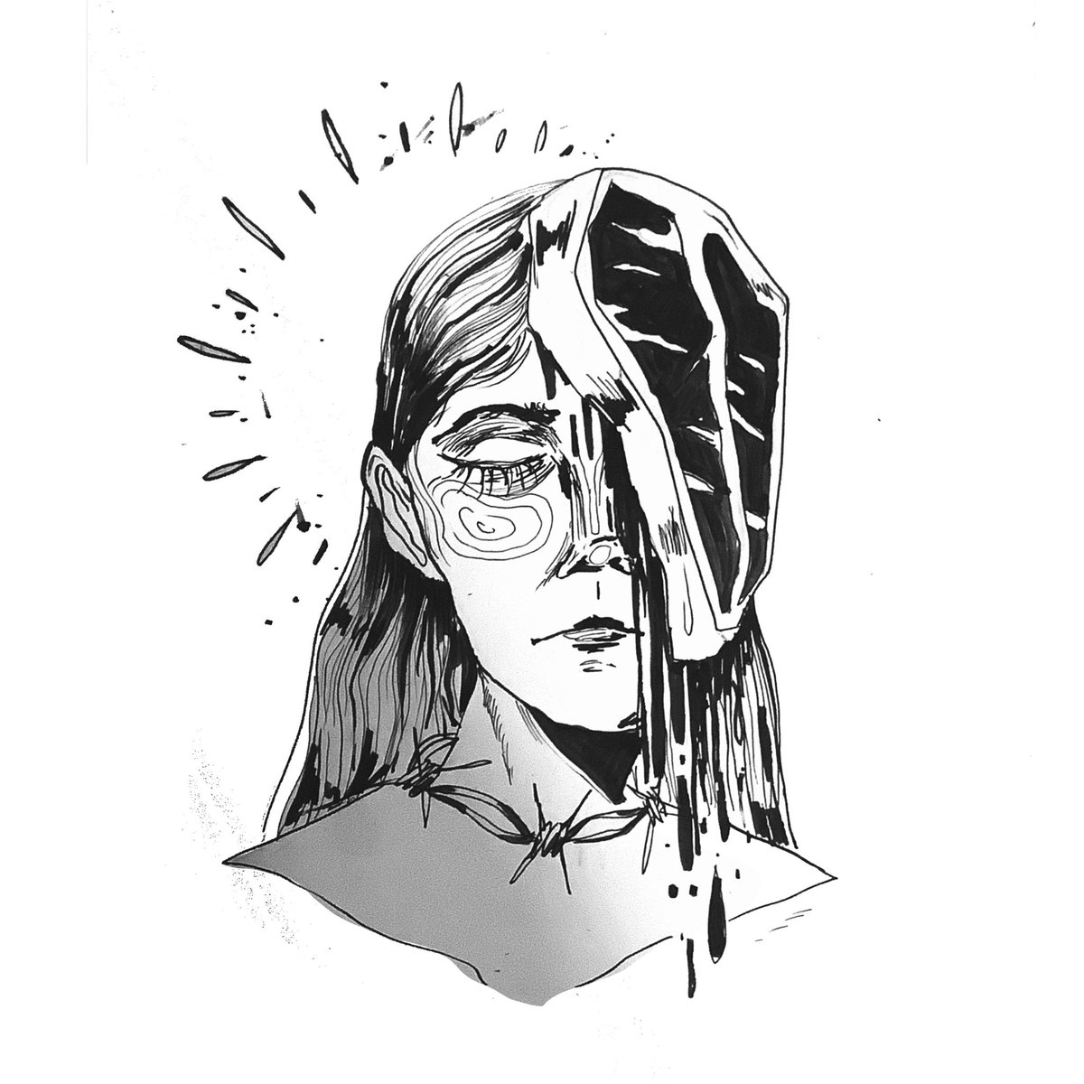 Fountain pen sketches 