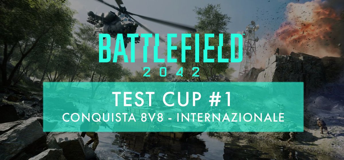 Abbiamo finalmente una data per la nostra prima Test Cup per Conquista 8v8: tenetevi pronti il 6 febbraio!

✅ Aperta a tutti i paesi
✅ Per tutte le piattaforme

Info e iscrizioni
esport-battlefield.com/the-return-of-…