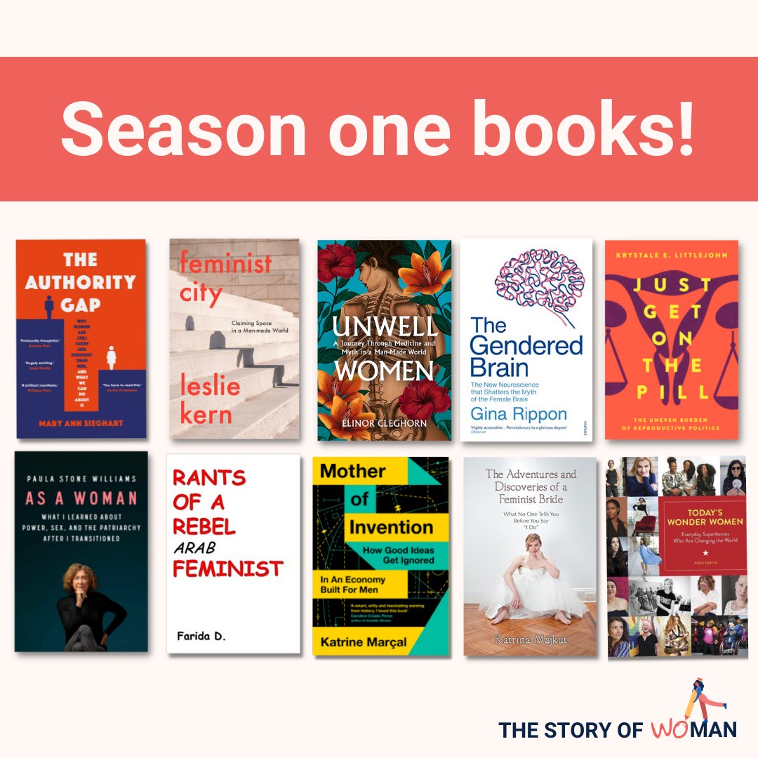 Thrilled to announce the #books we will be exploring in the inaugural season of the #podcast!

Interviews with:
<a href="/MASieghart/">Mary Ann Sieghart</a> 
@katrinemarcal 
@elinorcleghorn 
@paulaswilliams2 
<a href="/Ashadahya/">Asha Dahya (She/Her)</a> 
<a href="/Farida_d_author/">Farida D.</a> 
<a href="/drklittlej/">Krystale Littlejohn</a> 
<a href="/ginarippon1/">Gina Rippon</a> 
<a href="/LellyK/">Lelly Kurniawati</a> 
<a href="/KatrinaMajkut/">Katrina Majkut</a> 

Hope you read along!