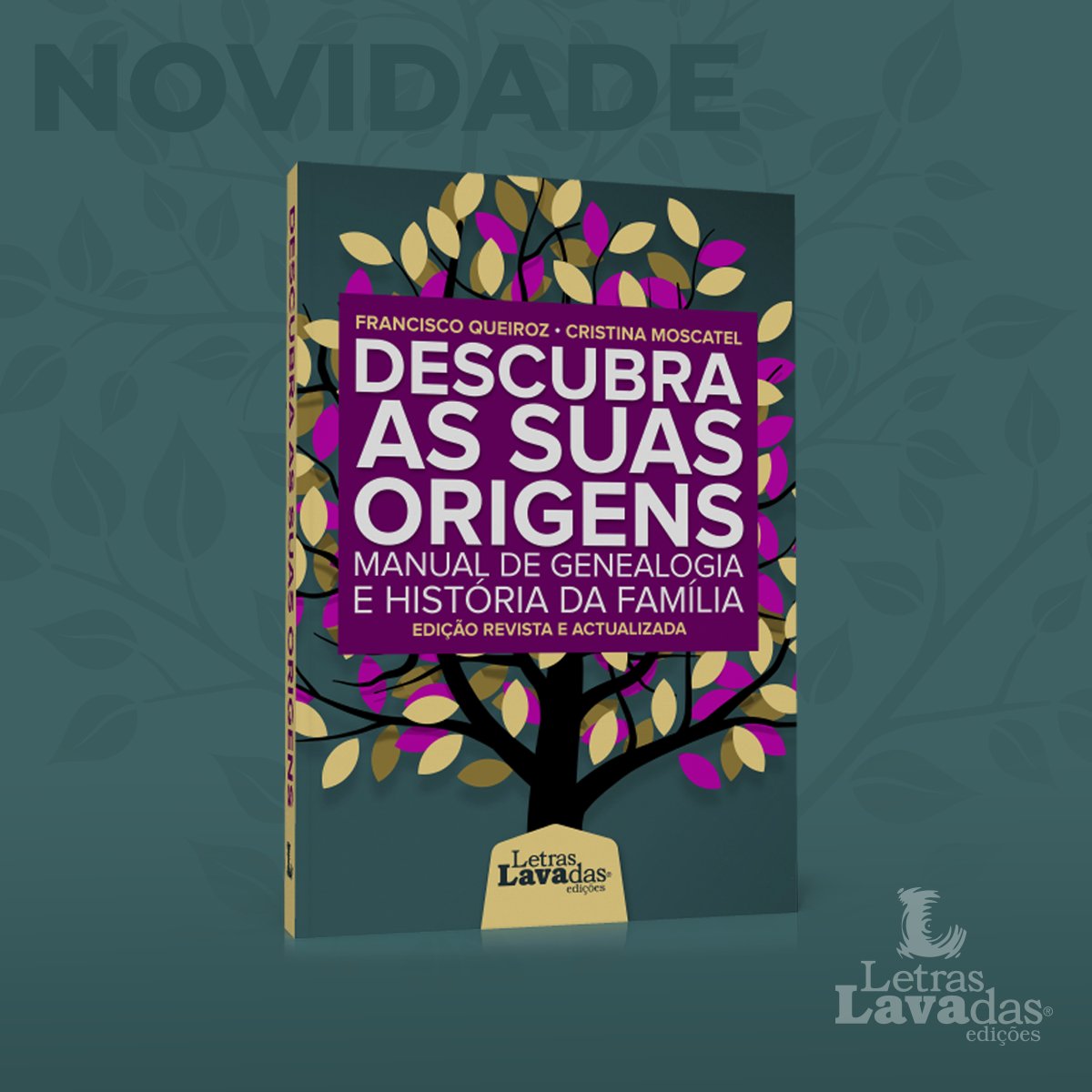 LetrasLavadas's tweet photo. Novo livro Letras Lavadas: "Descubra as Suas Origens – Manual de Genealogia e História da Família" que vem responder às questões fundamentais de quem quer embarcar na aventura de pesquisar sobre os seus antepassados.

#livros #genealogia https://t.co/yhz6yg8xm8