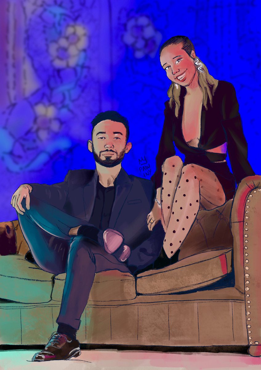 Ilustración de <a href="/LMDShow/">LMDShow</a> y <a href="/mariaisabelrr9/">Masi</a> de ayer en los premios <a href="/PremiosESLAND/">Premios ESLAND</a>  Me ayudáis a que lo vean 🥺🤞🏽👉🏼👈🏼 ❤️