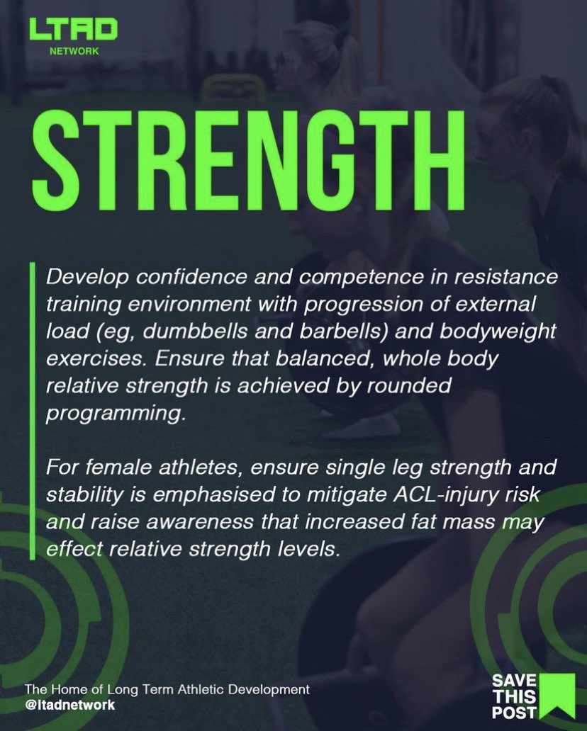 ltadnetwork's tweet photo. 👦🏼👧🏾The Youth Physical Development Model

🗣Here’s a few notes from @james_baker8 YPD model for girls 12-14 and boys 13-15 years, covering:

- 🤸🏻‍♂️Flexibility and mobility
- 💥Power
- 💪🏻Strength
- 💨Speed
- 👟Agility
- ⚡️Energy systems training
- 📈Maturation Status and adaptations https://t.co/HsNry5uWSM