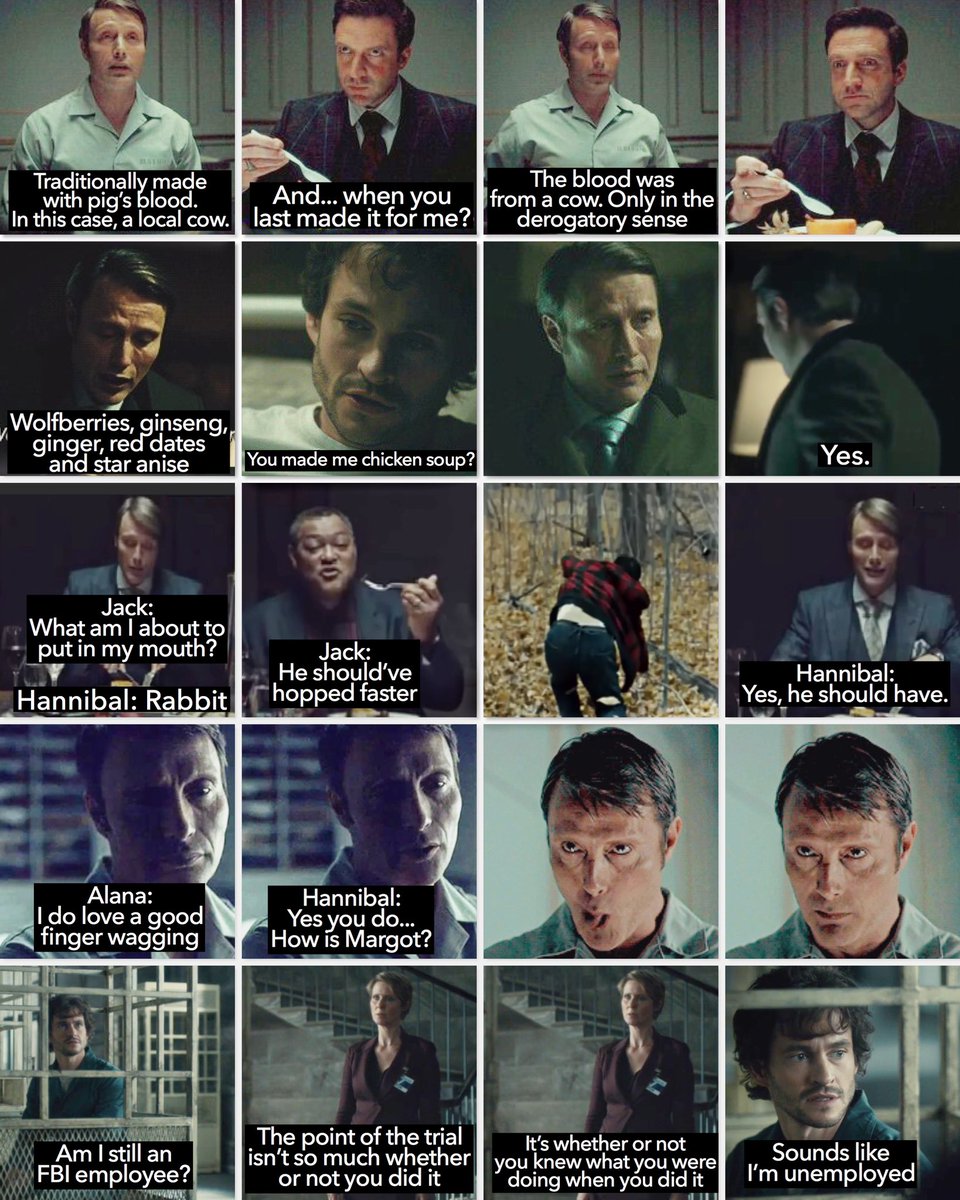 Hannibal wasn’t funny?

These were literally comedy gold