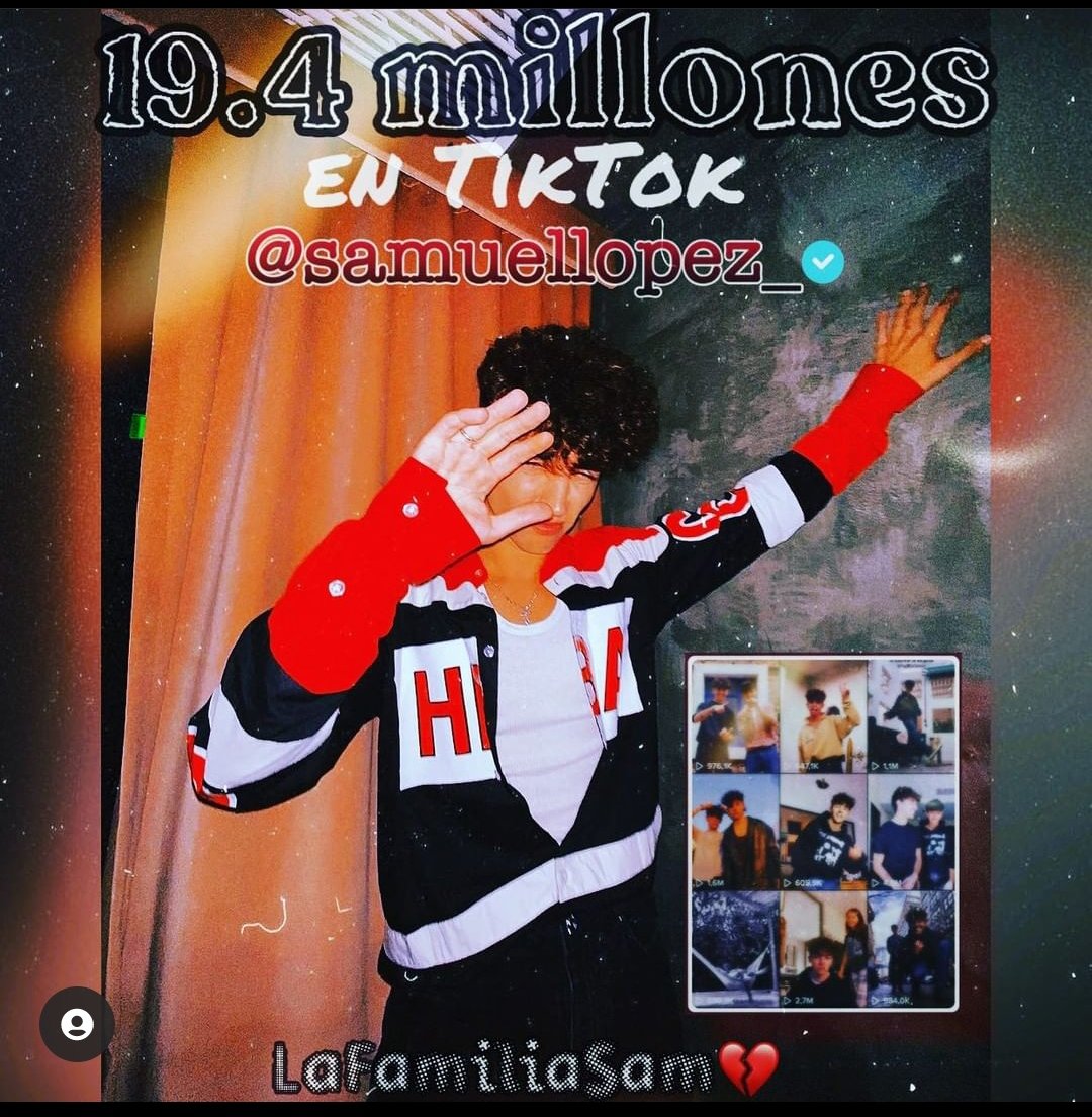 CervantesAyne's tweet photo. 💫Muchas felicidades @Saamuellopez 😍 ya somos 19.4 millones y estamos muy orgullosos de ti 💔 te queremos mucho bebé 🥰 aquí seguimos siempre contigo! 
#lafamiliasam💔 https://t.co/z5z6SkOXbI