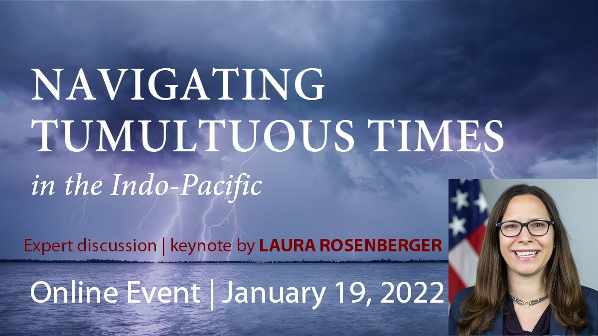NBRnews's tweet photo. VIRTUAL EVENT Jan 19 with Laura Rosenberger @rosenbergerlm @WHNSC, Ashley Tellis @CarnegieEndow, Michael Green @JapanChair, @becstrating &amp; @JoanneEWallis marking release of Strategic Asia 2021-22: Navigating Tumultuous Times in the Indo-Pacific. Register: https://t.co/lZakNUomb9 https://t.co/mA8NGXAJPk